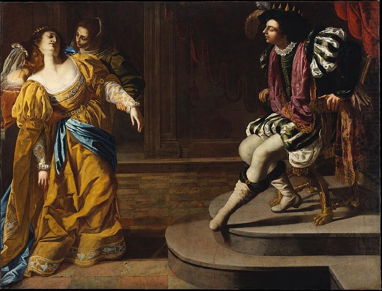 Esther before Ahasuerus, Artemisia gentileschi